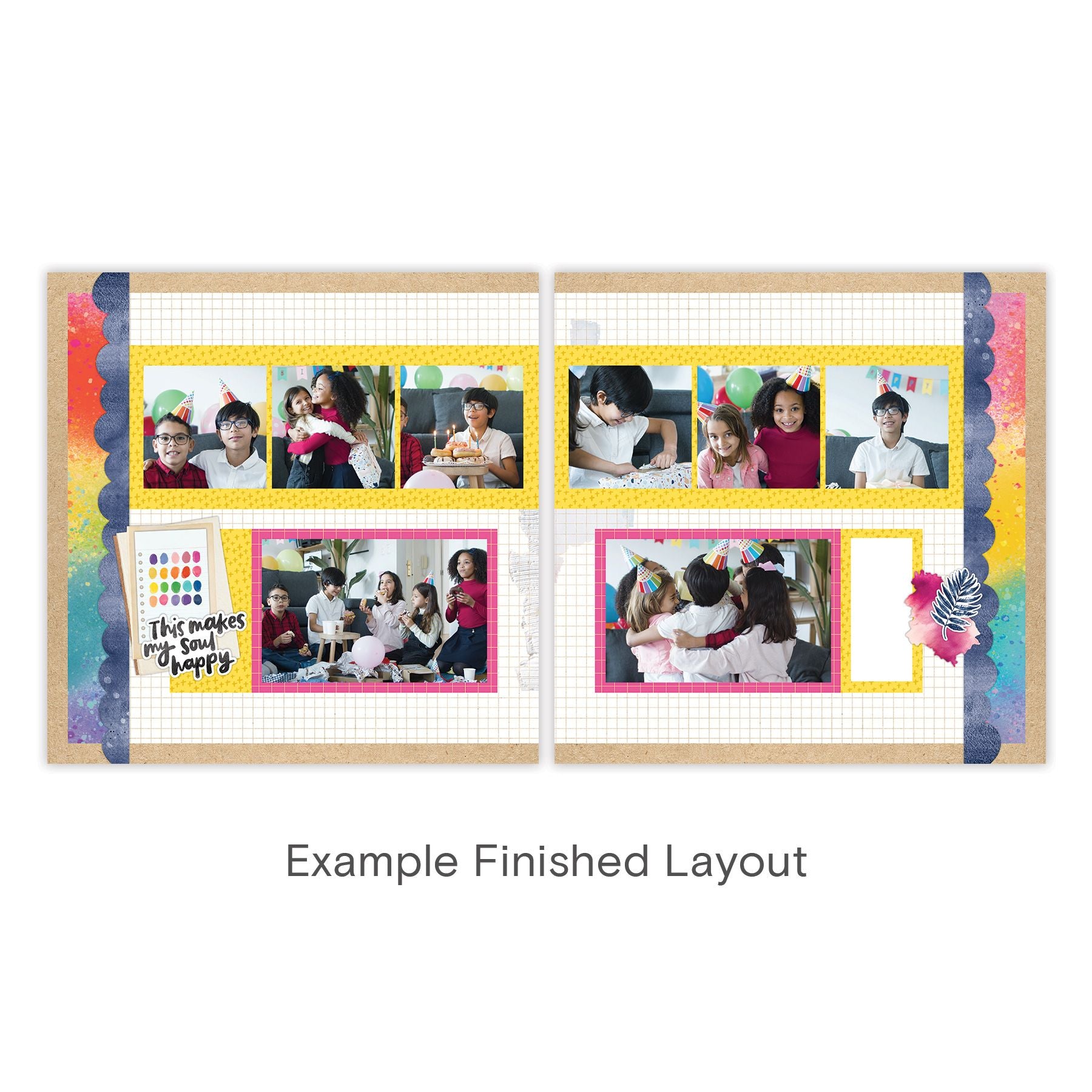 イントロ シンプルページキット オンザ・ブライトサイド（らくらく体験用キット） ペーパー関連 Album Life